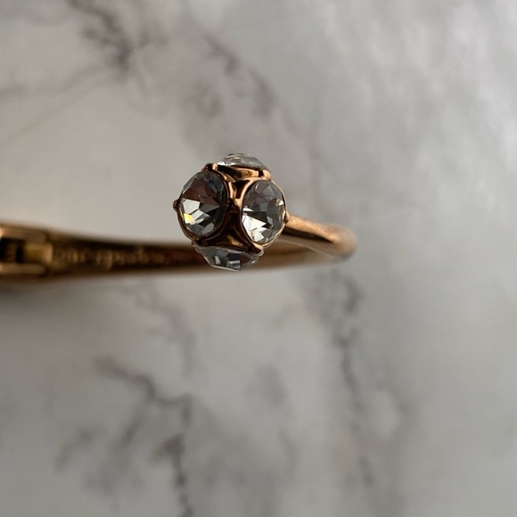 Kate spade lady marmalade open cuff bracelet. Color rose gold . - Picture 3 of 7